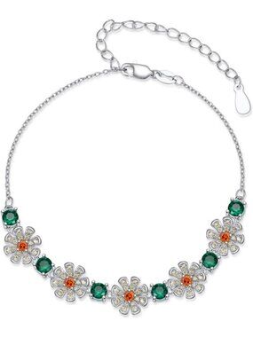 Sterling Silver Gemstone Bracelets for Women - Perfect Birthday & Anniversary